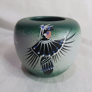 Navajo hand painted pottery